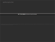 Tablet Screenshot of apiterapia.biz